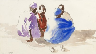 Lot 179 - Pascal Fortunato de Souza (1928-2010) Arabs...