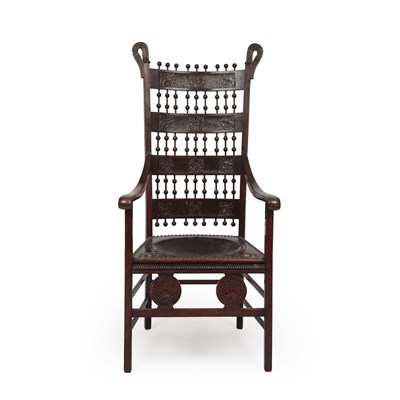 Lot 339 - An Arts & Crafts mahogany armchair