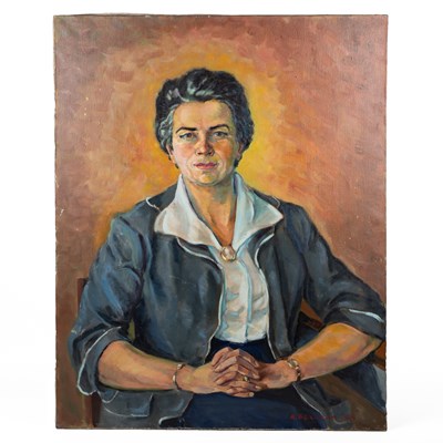 Lot 526 - Alexandre Berlant (French 1921-1994) Two portraits