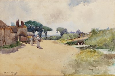 Lot 186 - William Lee-Hankey (1869-1952) A Surrey Road,...