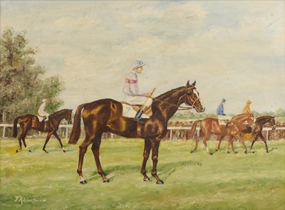 Lot 188 - J. Adamson (20th Century) At the Start, signed...