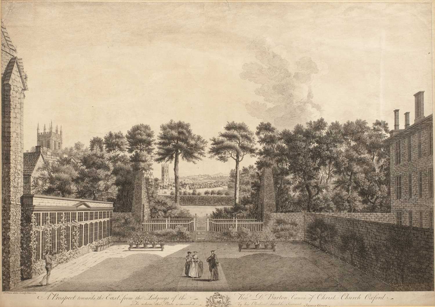 Lot 9 - James Green (1729-1759) A prospect towards the...