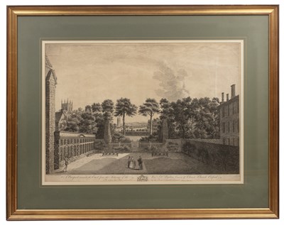 Lot 9 - James Green (1729-1759) A prospect towards the...