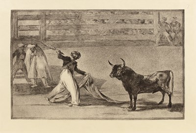 Lot 25 - After Francisco Goya Tauromaquia -Origen de...