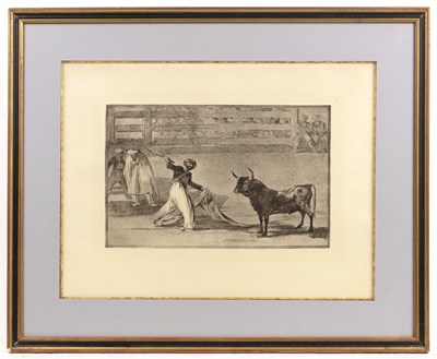 Lot 25 - After Francisco Goya Tauromaquia -Origen de...