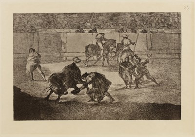 Lot 25 - After Francisco Goya Tauromaquia -Origen de...