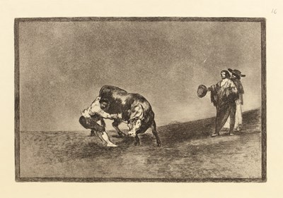 Lot 25 - After Francisco Goya Tauromaquia -Origen de...