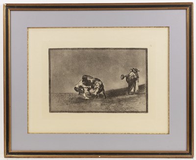 Lot 25 - After Francisco Goya Tauromaquia -Origen de...
