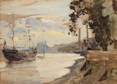 Lot 279 - English School (20th century) An industrial...