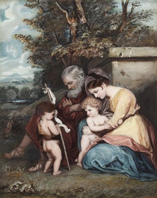 Lot 282 - After Sir Joshua Reynolds The Holy Family with...