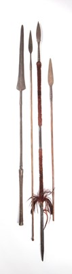 Lot 79 - Collection of spears 19th Century, to include...