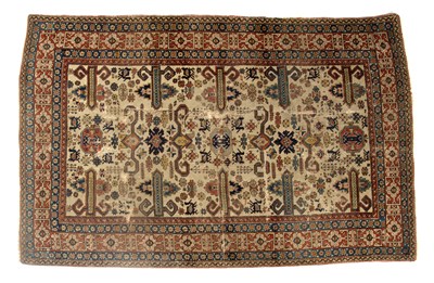 Lot 106B - Two Caucasian rugs each with geometric designs,...