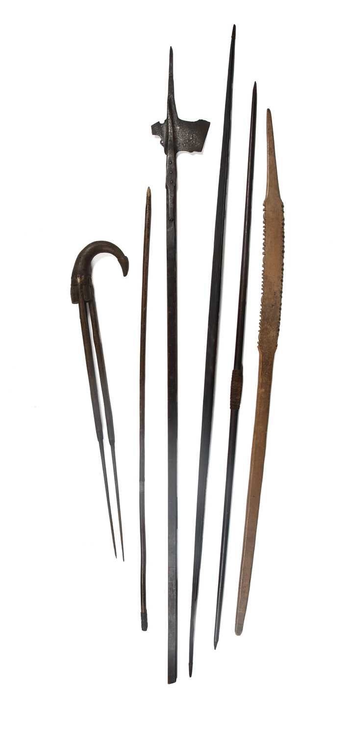 Lot 77 - Collection of long-form weapons 17th to 19th...