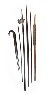 Lot 77 - Collection of long-form weapons 17th to 19th...