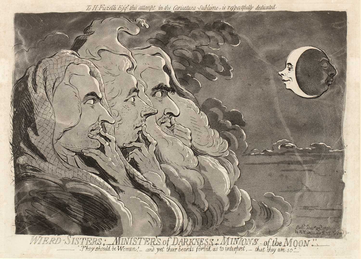Lot 12 - James Gillray 'Wierd (sic) Sisters: Ministers...