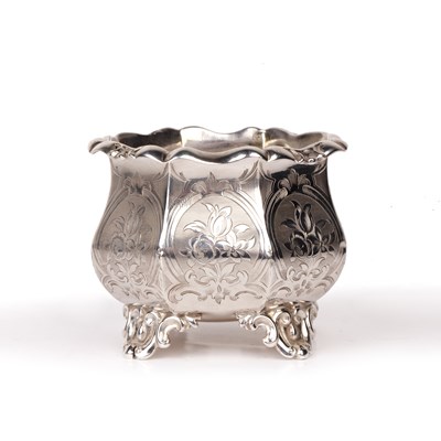 Lot 233 - Victorian silver octagonal bowl Octagonal form,...