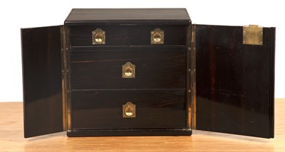 Lot 90 - Coromandel humidor 19th Century, the polished...