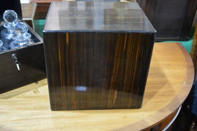 Lot 90 - Coromandel humidor 19th Century, the polished...
