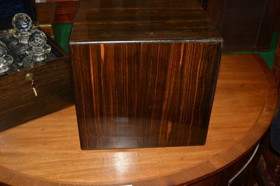 Lot 90 - Coromandel humidor 19th Century, the polished...