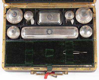 Lot 99 - Vanity or dressing case French, 19th Century,...
