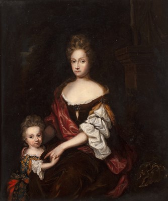 Lot 117 - In the style of Caspar Netscher (Dutch, circa...