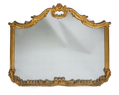 Lot 530 - A gilt-framed wall mirror