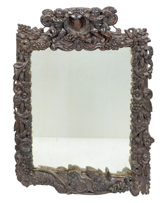Lot 532 - A wall mirror