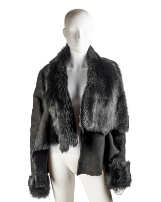 Lot 298 - A Dom and Ruby, London, sheepskin jacket in...