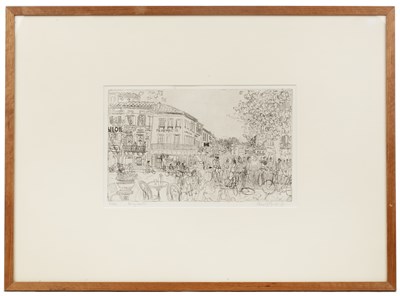 Lot 48 - Anthony Gross (1905-1984) Bicyclists, pencil...