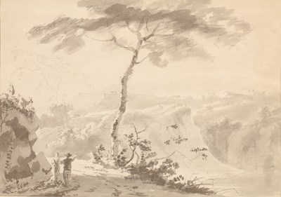 Lot 421 - Anthony Devis (1729-1816) Figures in a...