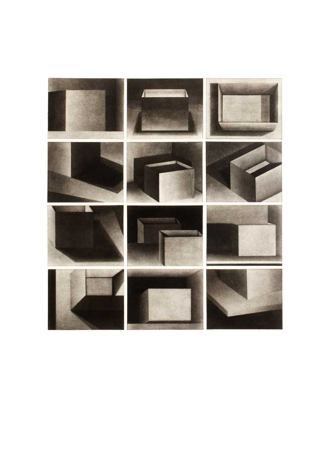 Lot 49 - Holly Downing (b.1948) Twelve boxes, pencil...
