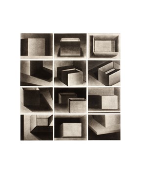 Lot 49 - Holly Downing (b.1948) Twelve boxes, pencil...