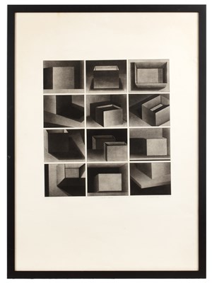Lot 49 - Holly Downing (b.1948) Twelve boxes, pencil...