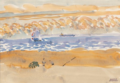 Lot 222 - Maurice Sheppard (b.1947) Tanker and sail...