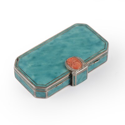 Lot 418 - Joel Helft of Paris Silver gilt and enamel...