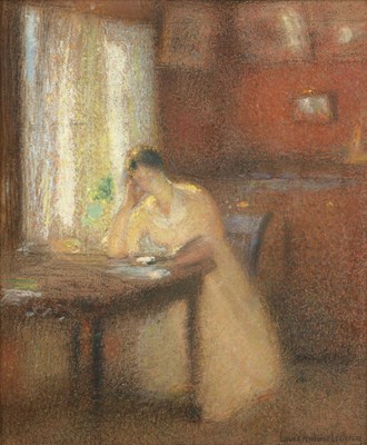 Lot 228 - Louis-Antoine LeClerq (1856-1933) A young lady...