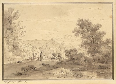 Lot 242 - Alessandro Maffei (1780-1858) A herdsman,...