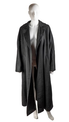 Lot 292 - A Max Mara, 1990’s long black cashmere coat,...