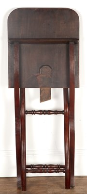 Lot 57 - Mahogany coaching table 19th Century, with...