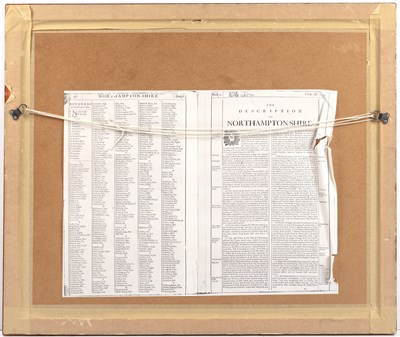 Lot 28 - John Speed 'Northamtonshire', engraving, inset...