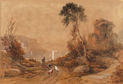 Lot 185 - H. W. Walker (early 20th Century School) study...
