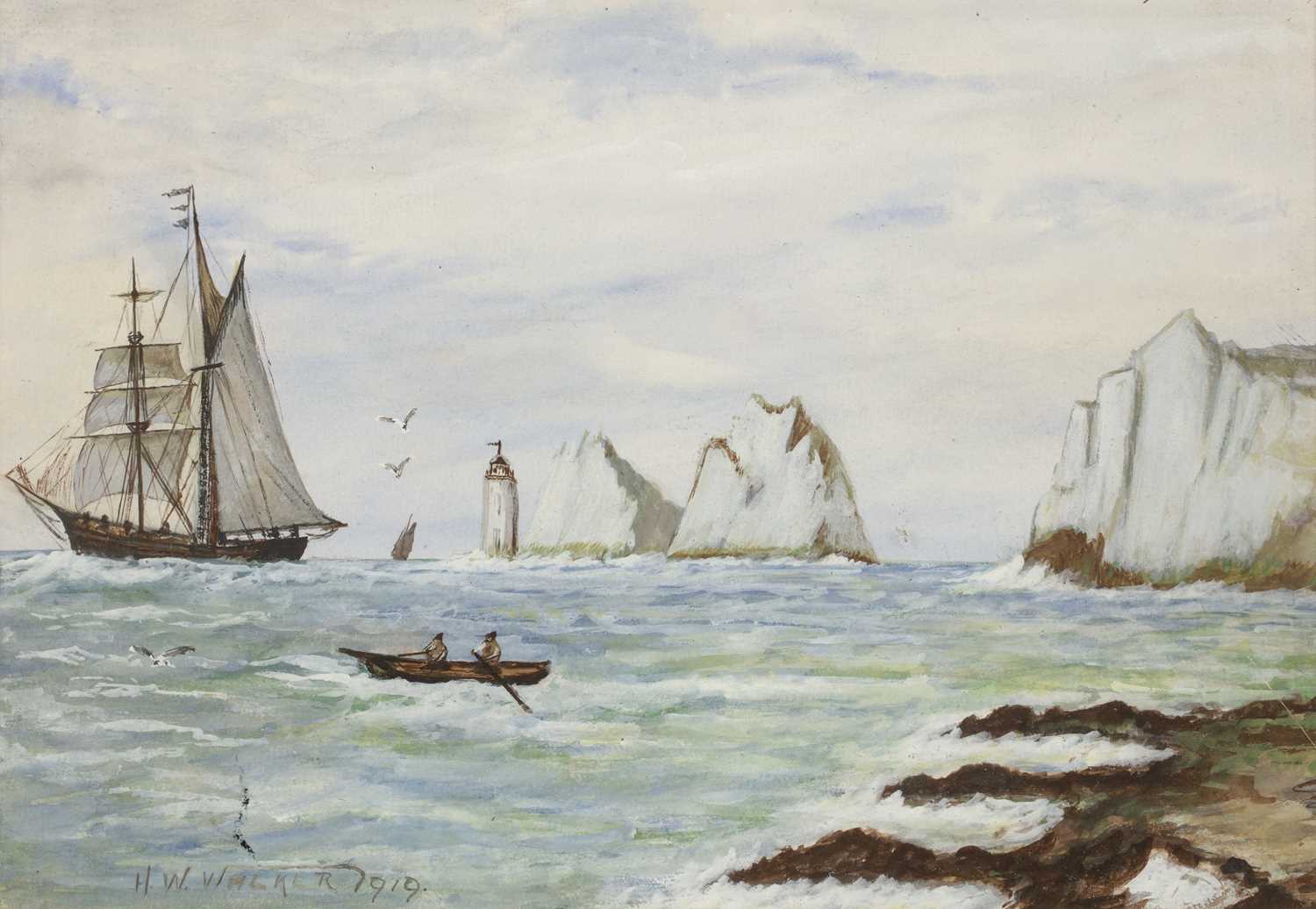 Lot 185 - H. W. Walker (early 20th Century School) study...