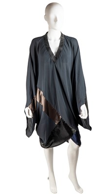 Lot 305 - A LANVIN, 1990’s black kimono-style dress,...