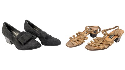 Lot 348 - A pair of Stuart Weitzman for Ruseell &...