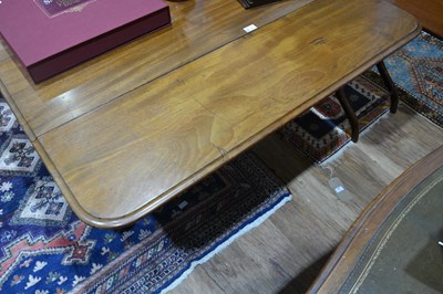 Lot 60 - Mahogany extending dining/pembroke table 19th...