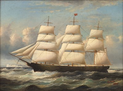 Lot 164A - Reproduction painting in the style of James...