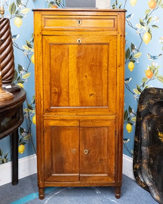 Lot 295A - A 19th century Continental small secrétaire à abattant