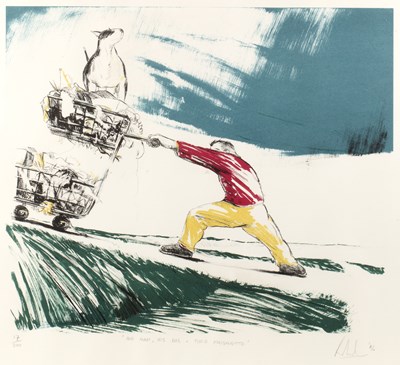 Lot 33 - Ray Richardson (b.1964) 'One Man, His Dog, And...
