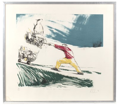Lot 33 - Ray Richardson (b.1964) 'One Man, His Dog, And...
