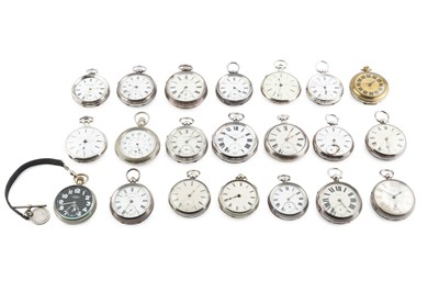 Lot 120 - A large collection of pocket watches, of...